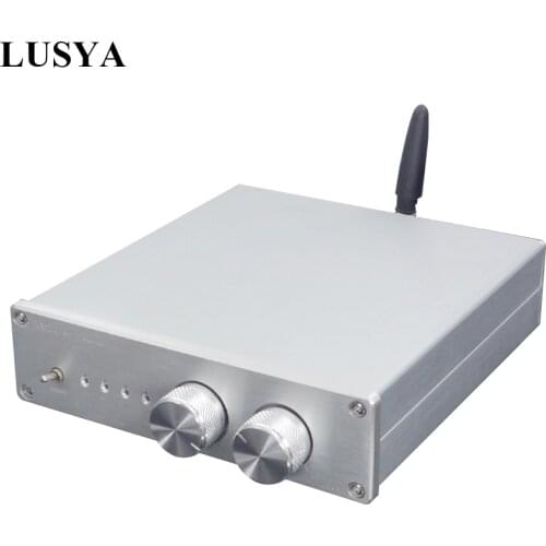 LUSYA TPA3126D2 Bluetooth 5.0 QCC3034 Coaxial Fiber Stereo Digital Amplifier 100W*2 With PCM5102A DAC AMP T0459