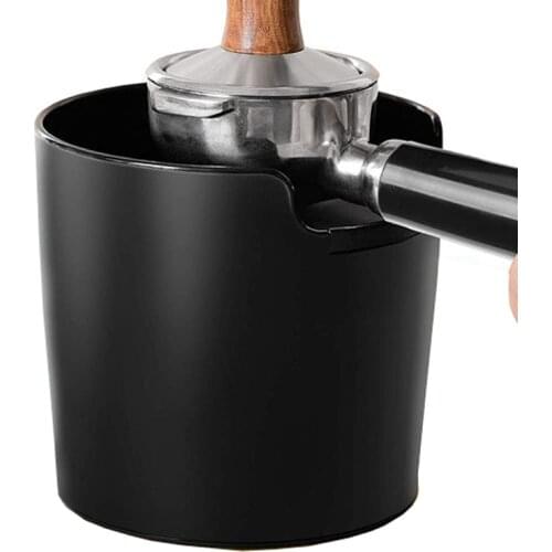 Coffee Powder Residue Box Black Deep Bowl Non-slip Detachable Knock Bar Coffee Machine Grounds Bucket Grind Trash Bin