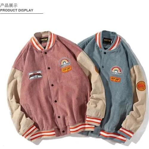 2020 spring and autumn new loose Japanese Harajuku BF jacket college style baseball uniform mid-length jacket female student ins