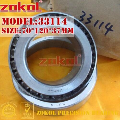 ZOKOL bearing 33114 3007714E Tapered Roller Bearing 70*120*37mm