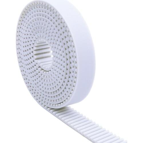 1Meter White 3M/S3M Type 10mm Width PU Transmission Timing Belt With Steel Metal Core For 3D Printer