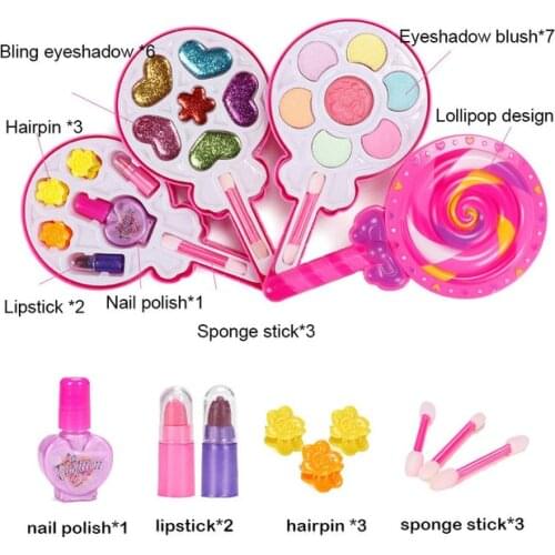 Pretend Play Makeup Toys Makeup Set Princess Cosmetics Make up set For Girls Pretend Play Make up Toys For Children Toy