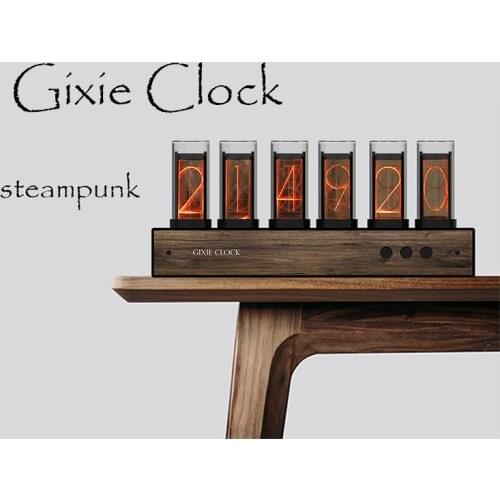 Glow Tube Clock Pseudo Glow Clock Diy Super Dazzling Glow Tube Digital Clock Glow Lamp Analog Glow Clock