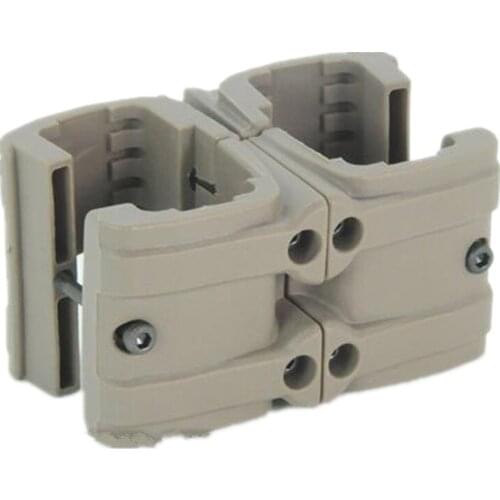 Tactical sports magazine pouch bag parts MP7 Double clip black DE