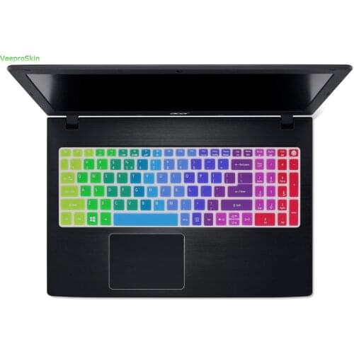 15.6 inch Silicone keyboard cover Protector for Acer Aspire E15 E 15 E5-576 E5576 V3 V15 E5-553G/575G / Aspire 3 5 7 Series
