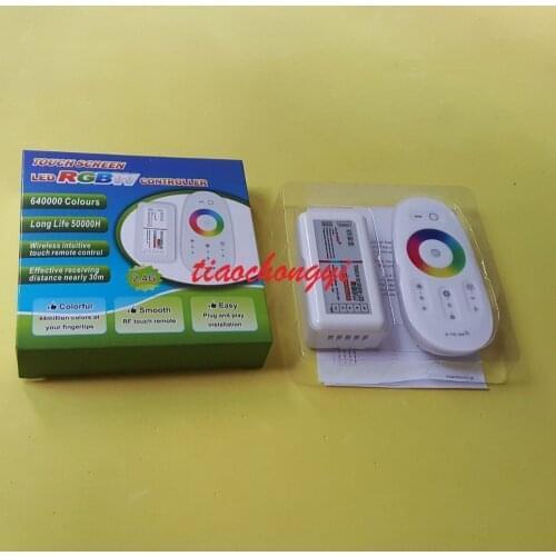 2.4G RF WIreless Touch Screen Remote LED Controller Dimmers DC 12V-24V 18A Control For RGB RGBW RGBWW RGBCW LED Strip light Tape