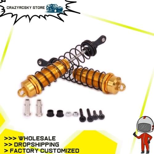 2PCS RCAWD Aluminum 140mm Shock Absorber Damper For Rc Hobby Model Car 1/8 Upgraded Hop-Up Parts Hpi Hsp Traxxas Losi F81005