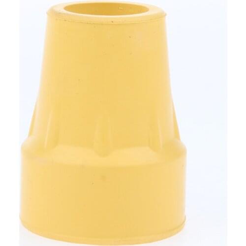 2 Pieces Anti-skid Crutch Ferrules Rubber Ends Cane Tips 22mm