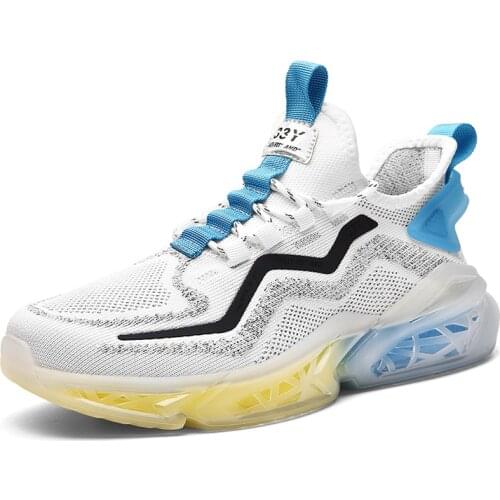 2021Classic Mens Blade Running Shoes Breathable Sneaker Graffiti Jogging Shoes Fashion Antiskid Damping Sports Shoes Zapatillas