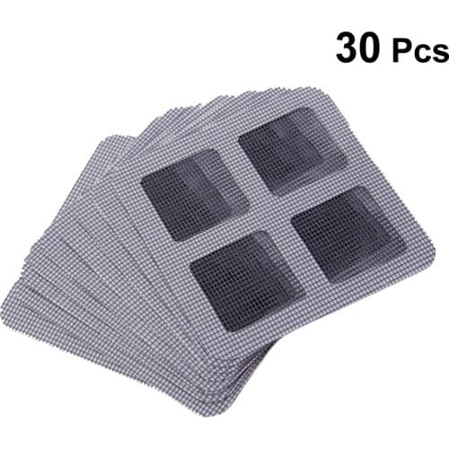 30pcs Household Screen Window Sticker Screen Repair Network Self-adhesive Decals for Home Window Curtain