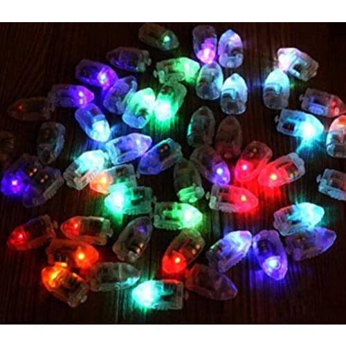50Pcs/lot White Led Balloon Lights White Fix Color Balloon Lights for Paper Lanterns Balloons Wedding Birthday Party Decoration