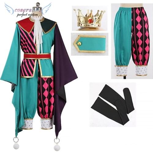 A3! The Luminous Circus Miyoshi Kazunari Circus Clown Uniform Cosplay Costume for Halloween Christmas Carnaval