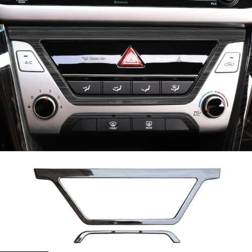 Car Audio Knob Central Control Air Conditioning Knob Decoration for Hyundai Elantra 2016 2017 2018 2019 2020 car accessories