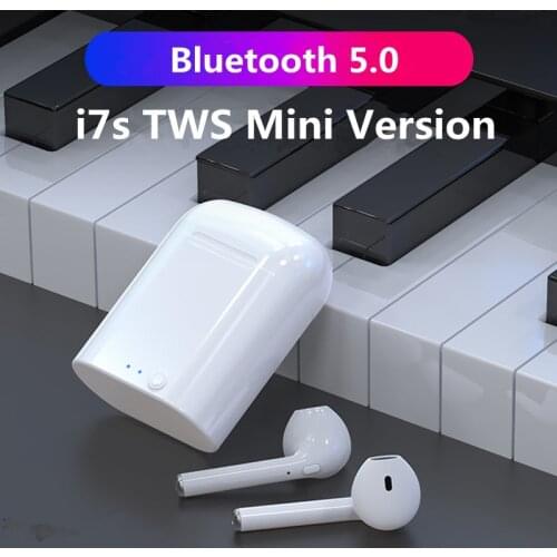 Upgrade i7s Mini TWS Bluetooth Earphone with Mic Charging Box Wireless Headphones Headsets Stereo In-Ear for iPhone Xiaomi Phone