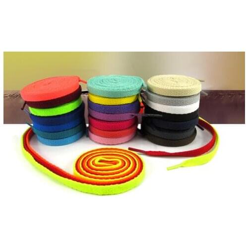 Cheap Price 47'' Adult Flat Shoelace Shoe Lace Strings for Sneaker Two Pairs Free Shipping