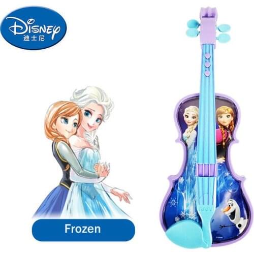 Disney Frozen Princess Violin Toy Musical Instrument Simulation Childrens Toy Electronic Musical Instrument Kid Holiday Gifts