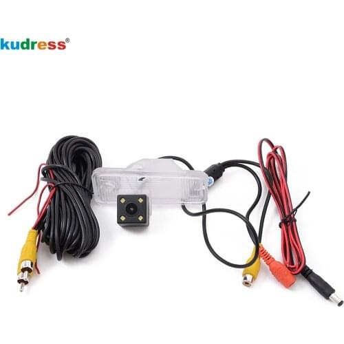 For Hyundai IX45 Santa Fe 2014 2015 2016 Car Rear View Camera HD CCD 4 LEDs Night Vision Waterproof Car Parking Assistance