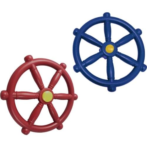 Set of 2 Pirate High Quality Pretend Pirate Ship Wheel for Swing Set Playset