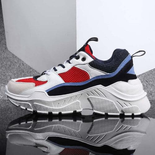 Wide-Footed Shose For Man Painted White Sneakers Man Sneaked Casual Leather Shoes On Platform Summer Shoe Man Snickers Tennis
