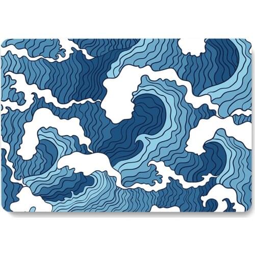 New Sea Wave Ocean Painted Cover for Apple Macbook Laptop Case Protective Shell for Air 13.3 Pro 15 16 Inch for A1932 A2179