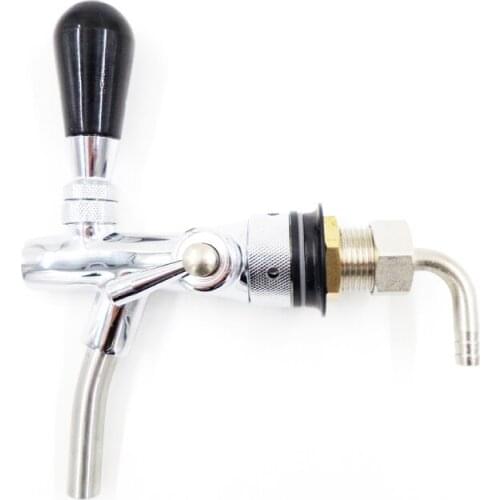 Adjustable Beer Tap Faucet Flow Control Faucet With Chrome Plating Home Brew Beer Bar Accessories