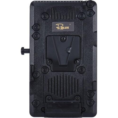 ROLUX RL-IS2 V-mount V-lock DIY Power Supply Battery Plate for Sony BMCC BMPCC Camcorder Monitor LED Video Light