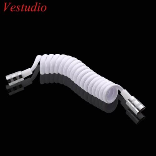 High Quality 2.0M Flexible Shower Hose For Toilet Bidet Shattaf Sprayer ABS Spring Telephone line Design Hot Water Plumbing Hose