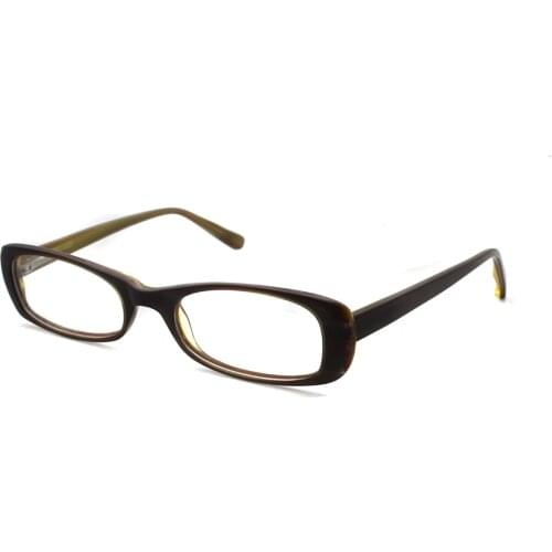 High Quality Oval Lens Acetate Frame Women Flexible Hinge Myopia Prescription Glasses LX-B2018