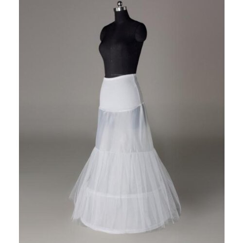Mermaid Petticoats Underskirt Bridal Accessories Crinoline Slip For Wedding Dresses White