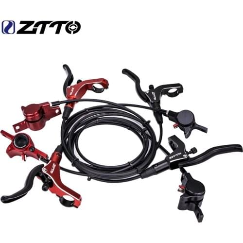 ZTTO NEW MTB Bike Hydraulic Disc Brake V1 CNC Calipers Dual Piston Left Front Right Rear Rotor Oil Pressure Rotor M6100 MT200