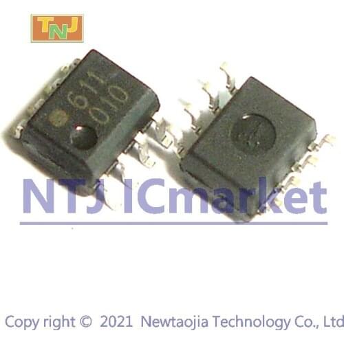 10 PCS HCPL-0611 SMD-8 HCPL0611 611 High CMR Line Receiver Optocouplers