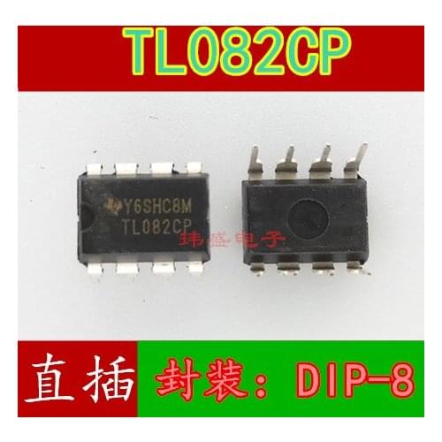 10pcs TL082 TL082CP TL082CN DIP-8