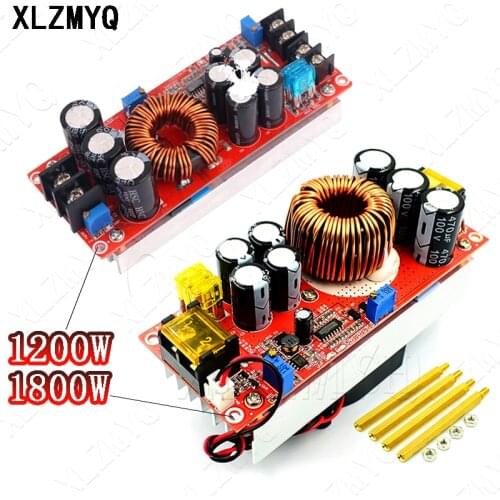 1200W 20A 1800W 40A DC 12V 48V 90V Voltage Regulator DC Converter Boost Car Step-up Power Supply Module Converter Board 1800 W