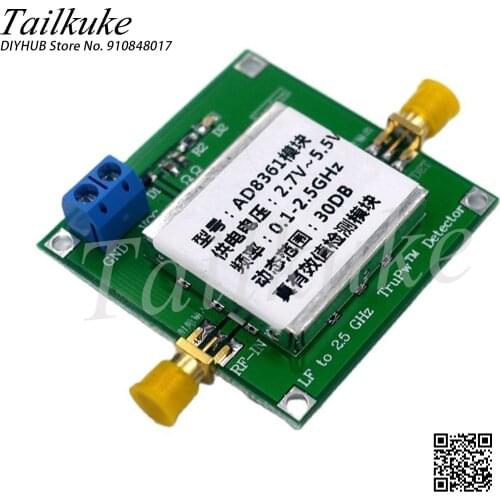AD8361 Module Average Response Power Detector 0.1 to 2.5GHz Excellent Temperature Stability