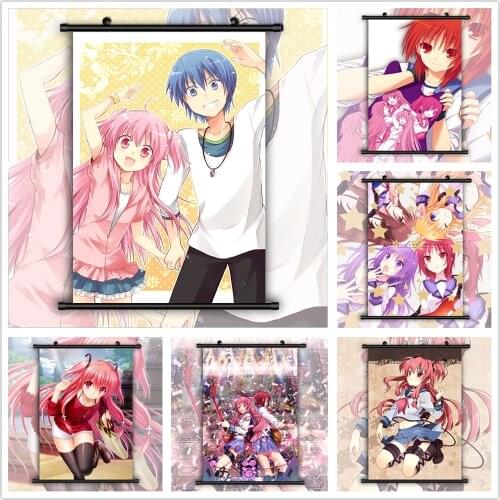 Angel Beats Yui Iwasawa Masami Anime Manga HD Print Wall Poster Scroll