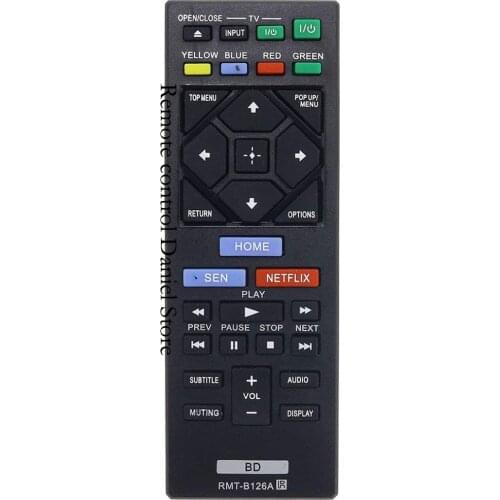 Used Original for SONY RMT-B126A Blu-Ray Remote Control BDPS1200 BDP-BX320