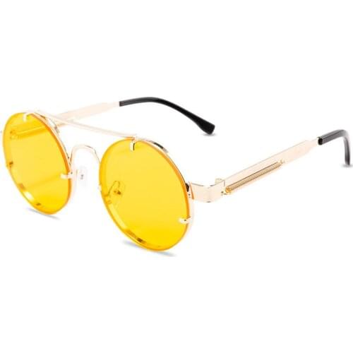 Bohosco Polarized Sunglasses Retro Classic Round Driving Men Brand Designer Sun Glasses Women Metal Frame Lens Eyewear