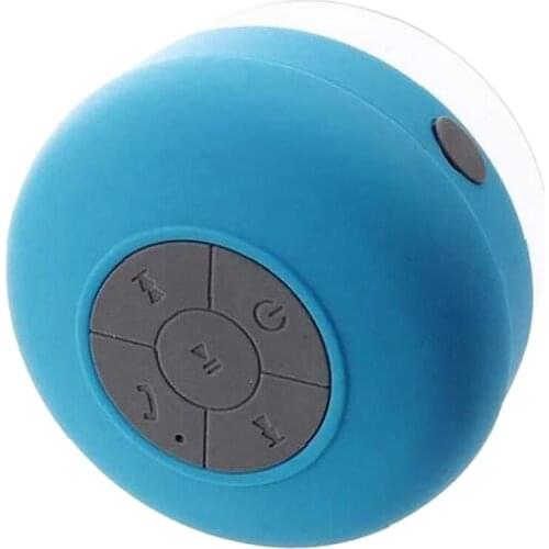 Shower Speaker,Waterproof Wireless Bluetooth Speaker Solid Suction Cup Compatible for Bathroom, Beach, Outdoor