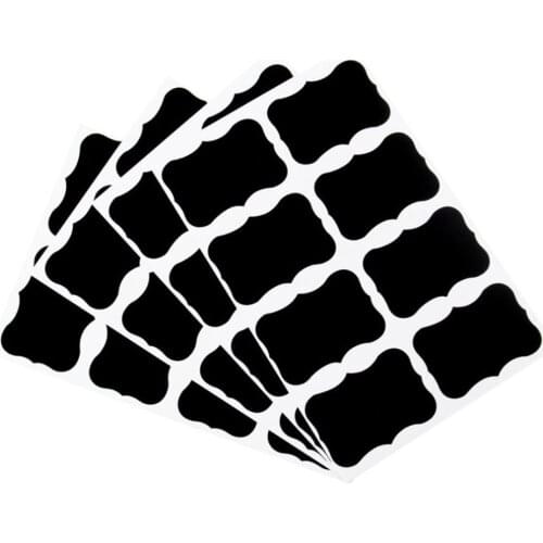 Chalkboard blackboard label Removable Self-adhesive Labels Stickers Multifunction Vinyl Chalkboard bottle jars Label Sticker