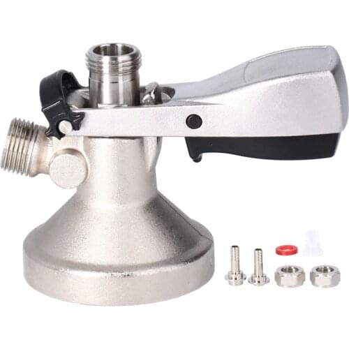 G5/8 G Type Homebrew Beer Keg Coupler Dispenser Tap System Distributor Home Brewing Accessory Beer Keg Dispenser