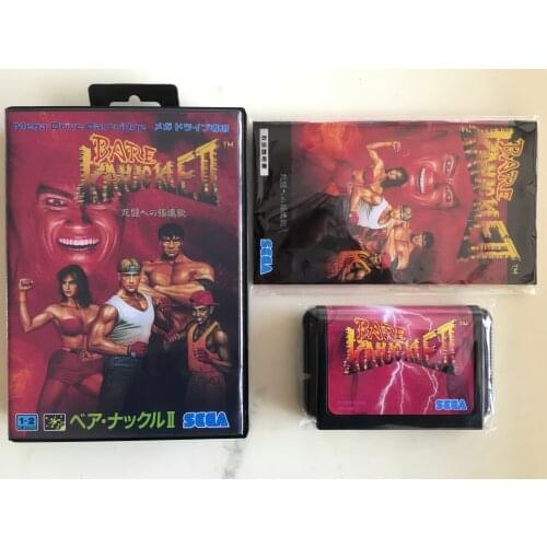 MD Game : Bare knuckle 2 ( Japan Version!! box+manual+cartridge!! )