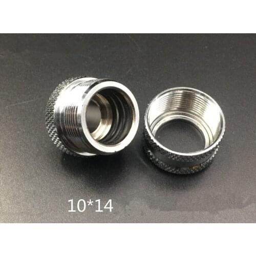 Computer water-cooled pipe joints 14mm hard pipe quick-fitting joints Hand-tightened pipe water-cooled joints Four seals