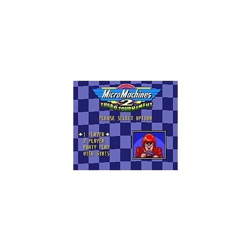 MICRO MACHINE 2 -TURBO TOURAMENT - 16 bit MD Games Cartridge For MegaDrive Genesis console