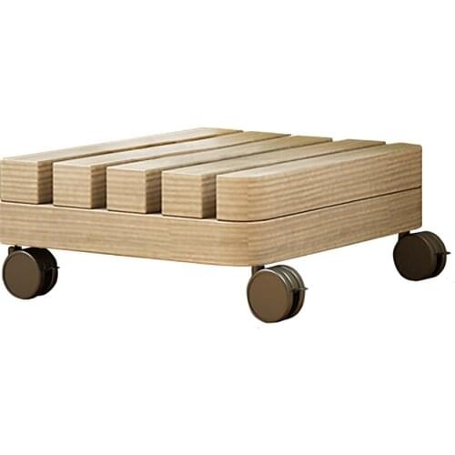 Pot Wheels Indoor Multi-layer Solid Planter Caddies Desktop Flower Stand Removable User-friendly Design Garden Balcony Shelf