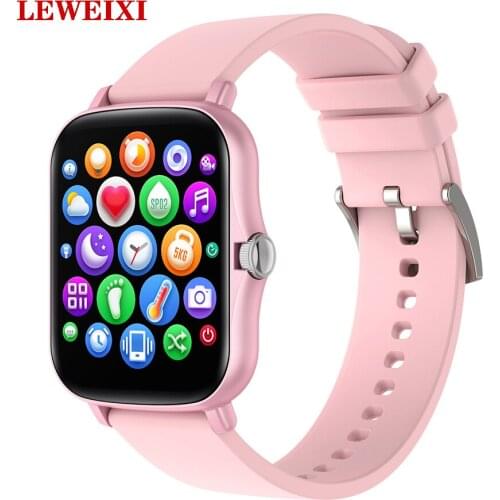 2021 New Smart Watch Men and Women 1.69 inch full touch sports fitness tracker IP67 waterproof female 190mAh Smart WatchY20PKP8