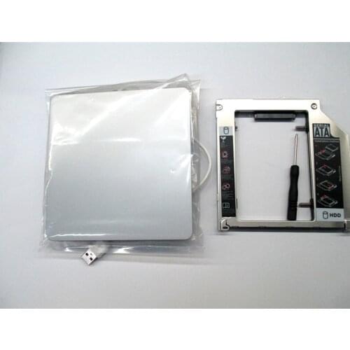 New case for Apple Macbook Pro unibody 13" HDD SSD Optibay Adapter Caddy Kit USB DVD Case