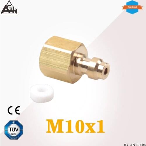M10x1 Thread Air Pcp hand pump compressor 8mm filling Paintball Airsoft Air Gun PCP Male Quick Disconnect Adapter