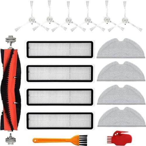 Detachable Roller Side Brush Hepa Filters For Xiaomi Dreame D9 Vacuum Cleaner Replacements Accessories