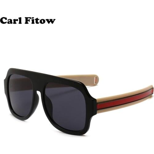 New Square Oversized Sunglasses Women Men Fashion Sun Glasses Lady Brand Designer Vintage Black Yellow Shades Gafas Oculos UV400