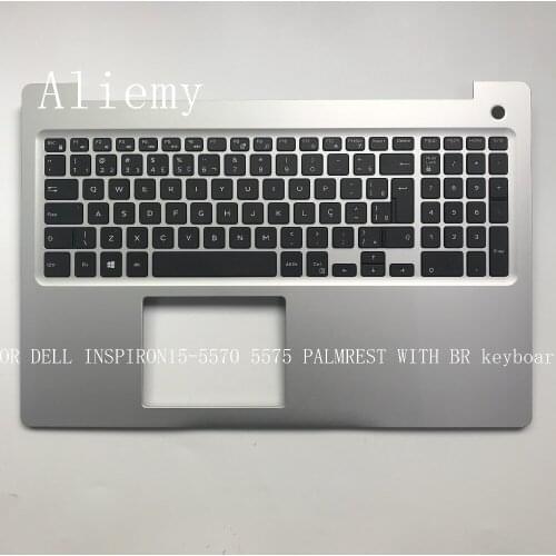 Brand new original laptop BR keyboard for DELL INSPIRON15-5000 5570 5575 palmrest assembly /w BR keyboard SLIVER